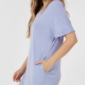 V-Neck Lounge Dress Sun Maxi Midi Dress NEW